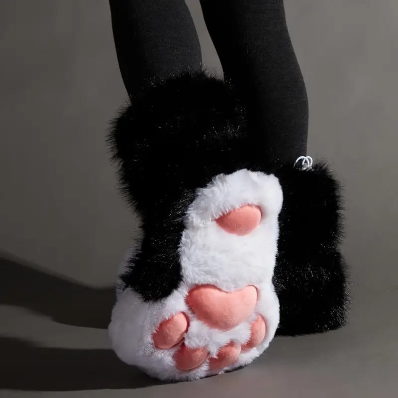 comfortable claw slippers, super soft plush anti-slip one- pedal, funny claw design, with drawstring at the shoe opening to adjust the tightness, warm and breathable indoor shoes, role-playing and parties in weather. - toys & games - Temu