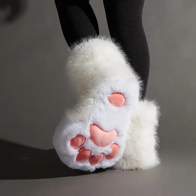 comfortable claw slippers, super soft plush anti-slip one- pedal, funny claw design, with drawstring at the shoe opening to adjust the tightness, warm and breathable indoor shoes, role-playing and parties in weather. - toys & games - Temu